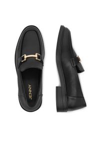 Jenny - JENNY Loafersy HY35444 Czarny. Kolor: czarny. Materiał: skóra