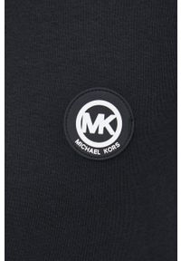 Michael Kors bluza męska kolor czarny z kapturem. Typ kołnierza: kaptur. Kolor: czarny. Materiał: dzianina