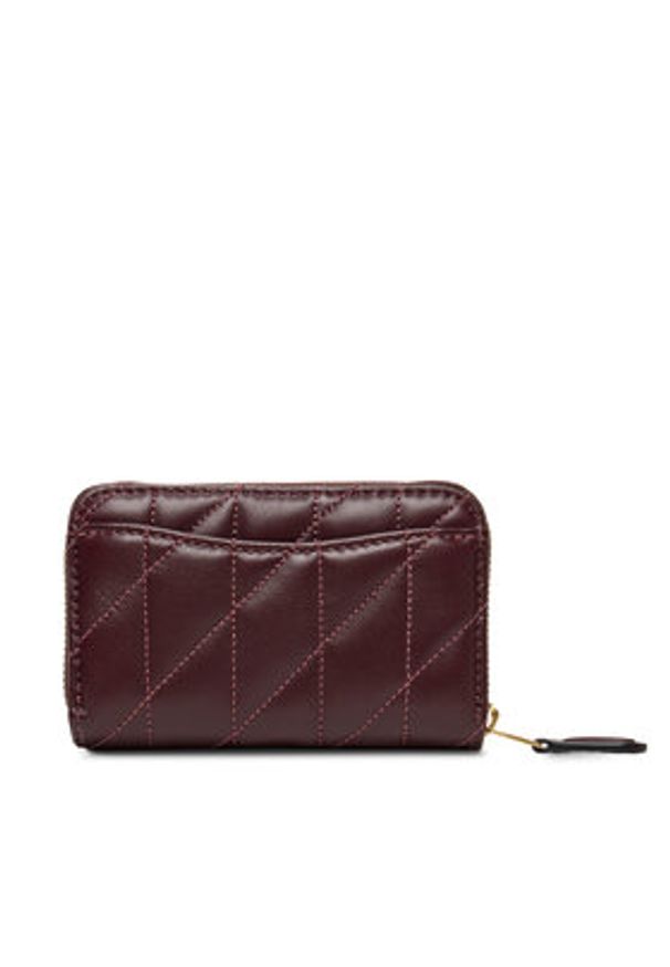 Coach Mały Portfel Damski CM505 Fioletowy. Kolor: fioletowy. Materiał: skóra