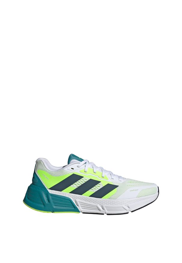 Adidas - Buty Questar. Kolor: żółty, biały, wielokolorowy, niebieski. Materiał: materiał