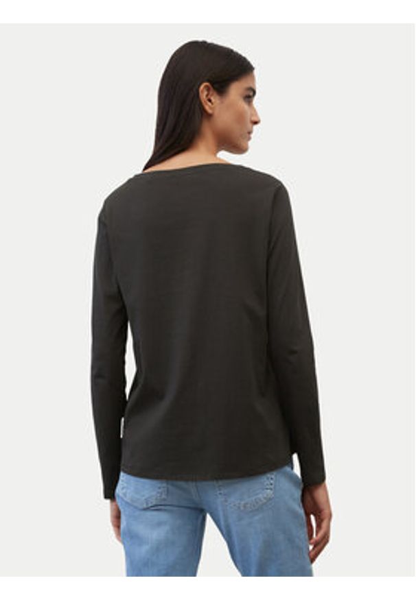 Marc O'Polo Bluzka B01 2072 52235 Czarny Regular Fit. Typ kołnierza: polo. Kolor: czarny. Materiał: bawełna
