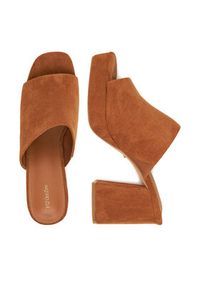 DeeZee Klapki KK5606-1 Brązowy. Kolor: brązowy. Materiał: materiał #7