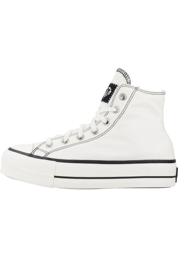 Tenisówki Converse Model Chuck Taylor All Star Lift Hi Kolor Biały. Kolor: biały. Materiał: tkanina