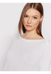 United Colors of Benetton - United Colors Of Benetton Bluzka 3GA2E16A1 Biały Regular Fit. Kolor: biały. Materiał: bawełna #3