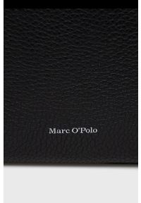Marc O'Polo Torebka skórzana kolor czarny. Kolor: czarny. Materiał: skórzane. Rodzaj torebki: na ramię #3