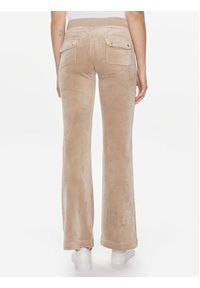 Juicy Couture Spodnie dresowe Layla JCSEBJ001G Brązowy Regular Fit. Kolor: brązowy. Materiał: syntetyk #6
