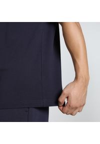 Puma - Męska koszulka polo Essentials z logo No. 1 z piki PUMA. Okazja: na co dzień. Typ kołnierza: polo. Kolor: niebieski. Materiał: prążkowany. Wzór: haft. Styl: casual