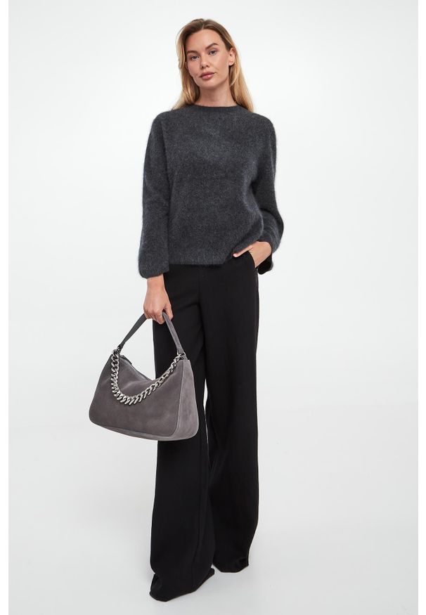 Marella - Sweter damski wełniany Nanti MARELLA MONOCHROME. Materiał: wełna