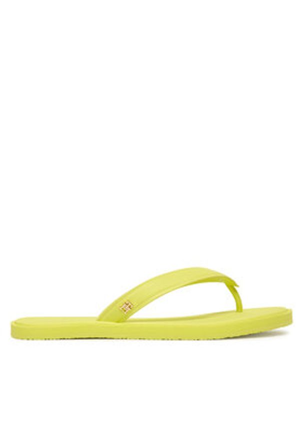 TOMMY HILFIGER - Tommy Hilfiger Japonki Th Scandi Premium Summer Sandal FW0FW09206 Żółty. Kolor: żółty. Materiał: syntetyk