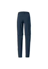 Vaude - Spodnie z odpinanymi nogawkami dla kobiet VAUDE Farley Stretch ZO II. Kolor: niebieski. Sezon: lato. Sport: turystyka piesza #1