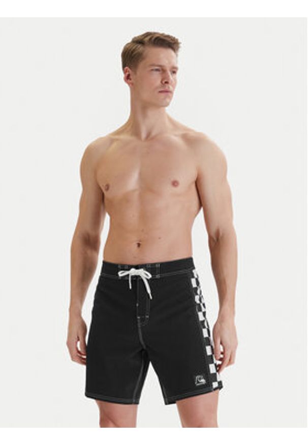 Quiksilver Szorty kąpielowe Arch 18" EQYBS04866 Czarny Regular Fit. Kolor: czarny. Materiał: syntetyk