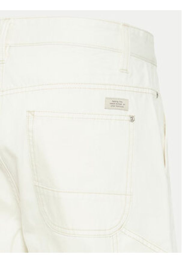 Blend Szorty materiałowe 20716711 Biały Regular Fit. Kolor: biały. Materiał: bawełna