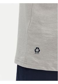 Aulp T-Shirt Roque Szary Regular Fit. Kolor: szary. Materiał: syntetyk, bawełna