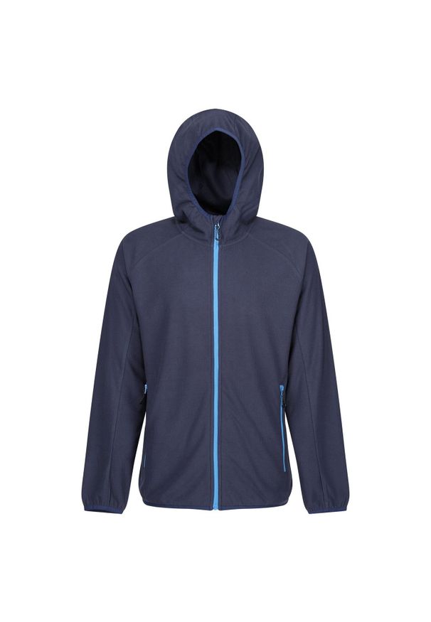 Regatta - Bluza Polarowa Męska Pełen Suwak Navigate. Kolor: niebieski. Materiał: polar. Sezon: zima. Styl: sportowy. Sport: turystyka piesza