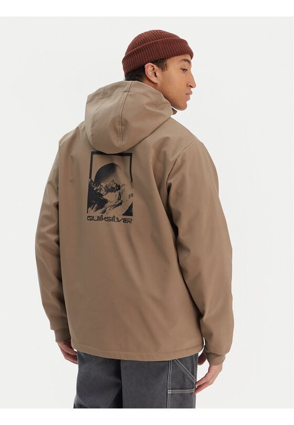 Quiksilver Kurtka snowboardowa Live For The Dream EQYJK04185 Beżowy Regular Fit. Kolor: beżowy. Materiał: syntetyk. Sport: snowboard