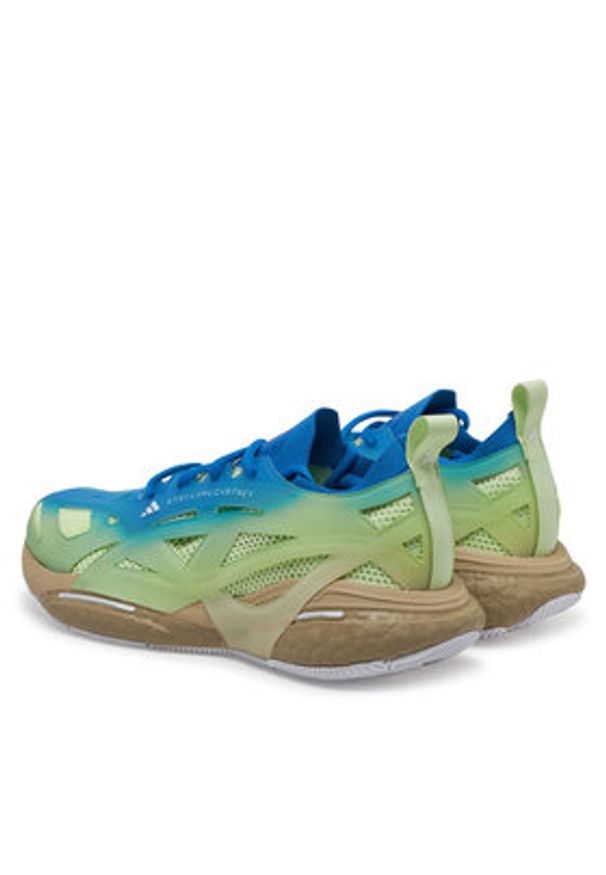 Adidas by Stella McCartney - adidas by Stella McCartney Buty do biegania Solarglide Allover Print JS0267 Granatowy. Kolor: niebieski. Materiał: materiał. Wzór: nadruk. Model: Adidas Stella McCartney