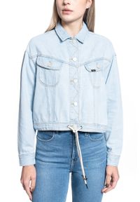 Lee - DAMSKA KURTKA JEANSOWA LEE RIDER DRAWSTRING JKT RELAXED L54LGGQB 112112791. Materiał: jeans #5