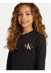 Calvin Klein Jeans Bluzka IU0IU00677 Czarny Regular Fit. Kolor: czarny. Materiał: bawełna #7