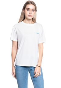 Wrangler - T-SHIRT DAMSKI WRANGLER BOYFRIEND TEE OFF WHITE W7Q2GH737 112132081 #2