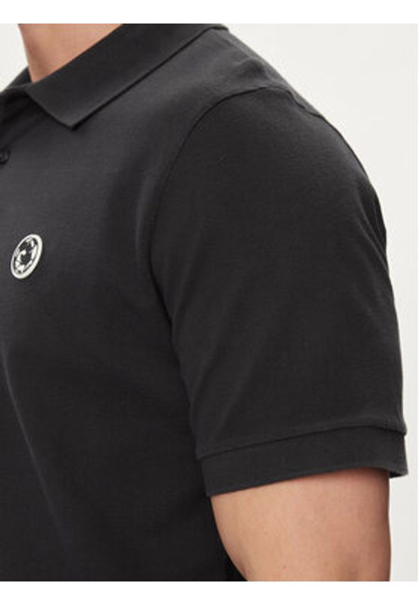 Save The Duck Polo Ovidio DR1213M-BATE18 Czarny Regular Fit. Typ kołnierza: polo. Kolor: czarny. Materiał: bawełna