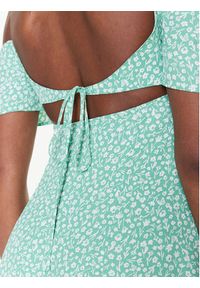 Calvin Klein Jeans Sukienka letnia J20J221073 Zielony Regular Fit. Kolor: zielony. Materiał: wiskoza. Sezon: lato