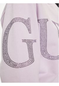 Guess Bluza Vintage Logo W4GQ10 KC8I0 Fioletowy Relaxed Fit. Kolor: fioletowy. Materiał: bawełna. Styl: vintage #4