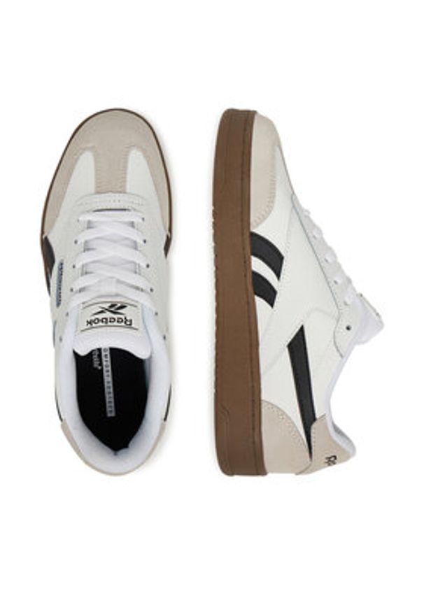 Reebok Sneakersy FORTE LOUNGER DOUBLE UP AR30255WWCX Biały. Kolor: biały. Materiał: skóra