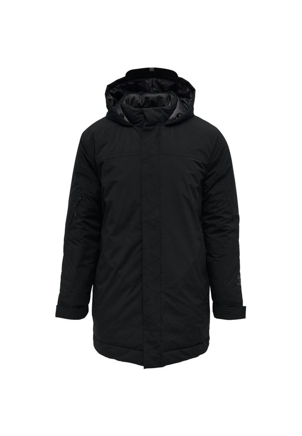 Parka zimowa męska Hummel North. Kolor: czarny, szary, brązowy, wielokolorowy. Sezon: zima. Sport: piłka nożna