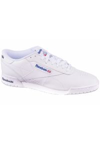 Reebok Exofit Clean Logo INT AR3169. Kolor: biały. Materiał: skóra. Szerokość cholewki: normalna #1