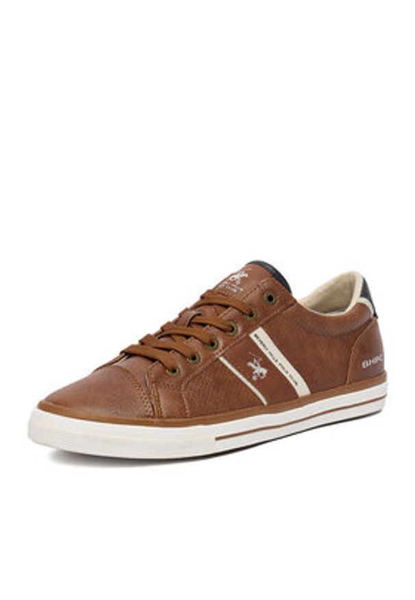 Beverly Hills Polo Club Sneakersy CEO-FRISCO-01 Brązowy. Kolor: brązowy. Materiał: materiał