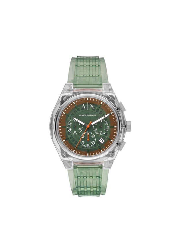Armani Exchange Zegarek Rafael Chronograph AX4165 Zielony. Kolor: zielony