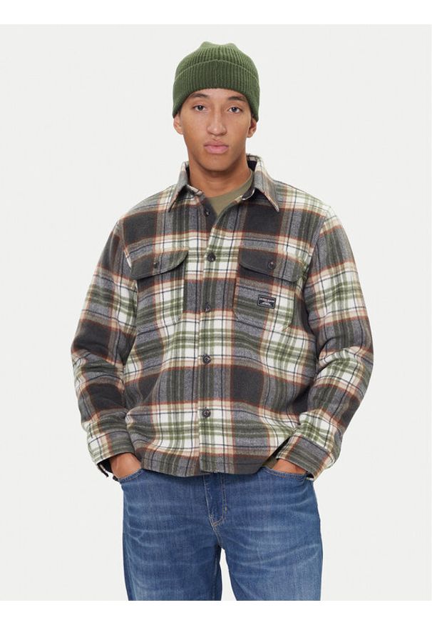 Guess Jeans Kurtka przejściowa M5BH68 WI542 Szary Regular Fit. Kolor: szary. Materiał: syntetyk