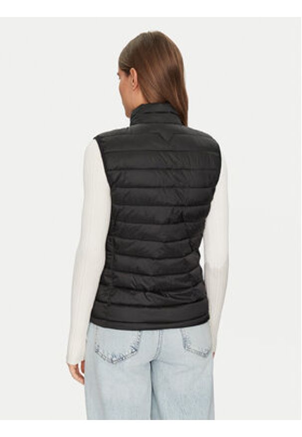 Guess Jeans Bezrękawnik W5RN55 WHAB2 Czarny Regular Fit. Kolor: czarny. Materiał: syntetyk. Długość rękawa: bez rękawów