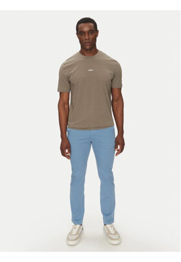 BOSS T-Shirt Tchup 50473278 Beżowy Relaxed Fit. Kolor: beżowy. Materiał: bawełna