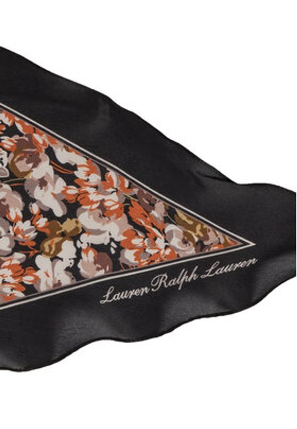 Lauren Ralph Lauren - LAUREN RALPH LAUREN Szal 454972548002 Brązowy. Kolor: brązowy. Materiał: materiał, jedwab