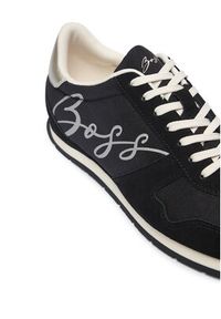 BOSS Sneakersy Levon 50569298 Czarny. Kolor: czarny. Materiał: materiał #3