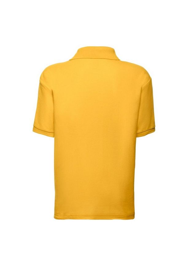 FRUIT OF THE LOOM - Koszulka Polo Dla Dzieci 65/35. Typ kołnierza: polo. Kolor: żółty, pomarańczowy, wielokolorowy