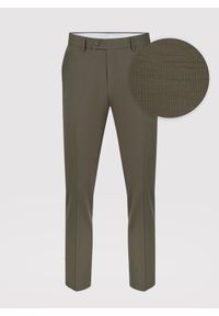 Pako Lorente - PAKO LORENTE – Zielone spodnie garniturowe z wełną. Kolor: zielony. Materiał: wełna #7