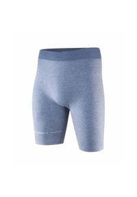 Spodenki męskie do spania z dodatkiem lnu Brubeck COMFORT NIGHT. Kolor: niebieski. Materiał: lyocell, len, poliester. Sport: turystyka piesza