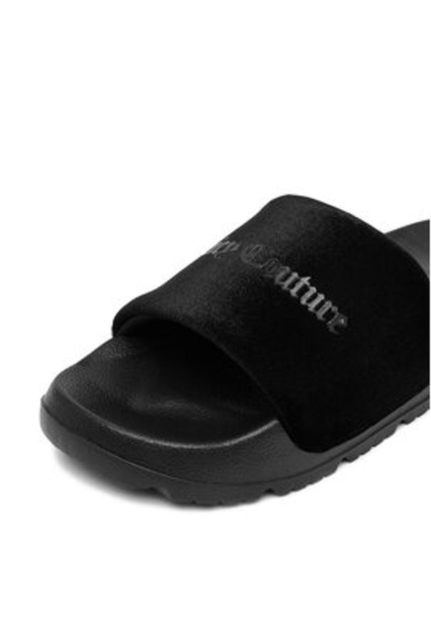 Juicy Couture Klapki PJC1 Czarny. Kolor: czarny. Materiał: materiał