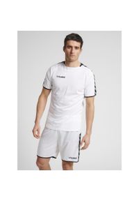 Koszulka Hummel Training hmlAUTHENTIC. Kolor: biały. Materiał: poliester, materiał, jersey, bawełna. Sport: piłka nożna #1