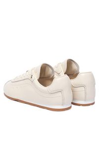 TOMMY HILFIGER - Tommy Hilfiger Sneakersy Bella Sneaker Leather FW0FW09495 Kremowy. Kolor: kremowy. Materiał: skóra #4