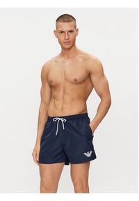 Emporio Armani Underwear Szorty kąpielowe 211752 4R438 06935 Granatowy Regular Fit. Kolor: niebieski. Materiał: syntetyk #3