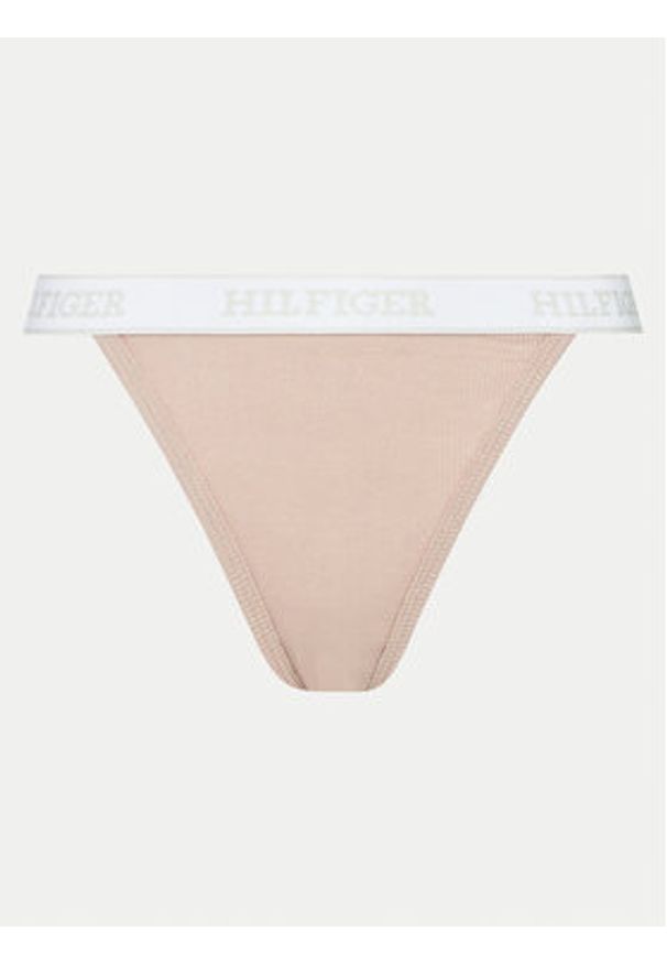 TOMMY HILFIGER - Tommy Hilfiger Figi klasyczne UW0UW05538 Beżowy. Kolor: beżowy. Materiał: syntetyk