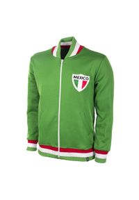 COPA FOOTBALL - Bluza retro piłkarska dla dorosłych Meksyk 1970. Kolor: zielony. Sezon: lato. Sport: piłka nożna