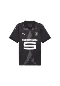 Puma - Męska trzecia koszulka Stade Rennais F.C. 24/25 PUMA Flat Dark Gray White Black. Kolor: czarny, szary, biały, wielokolorowy. Sport: piłka nożna