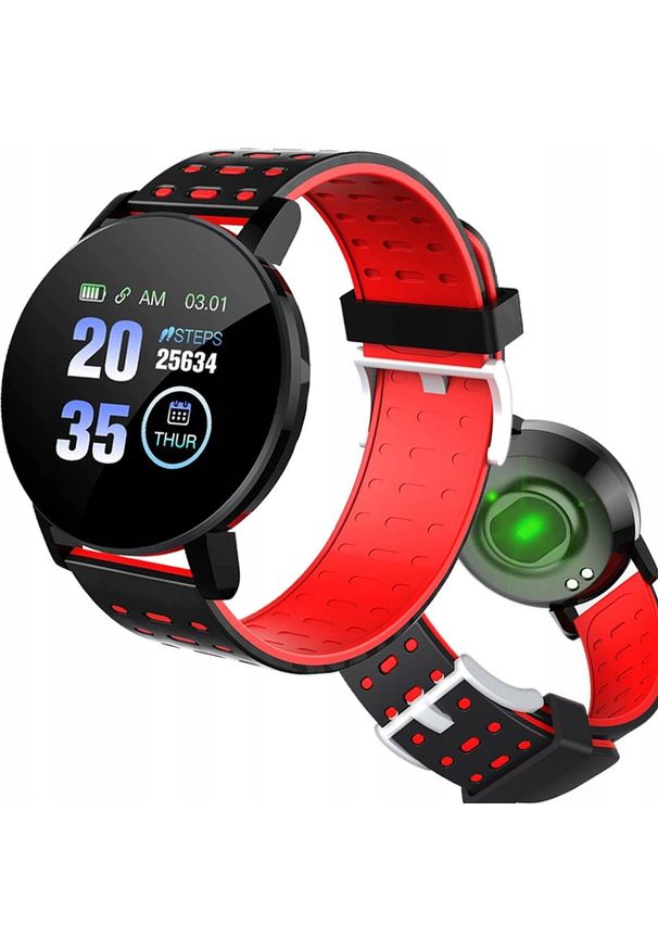 Dexxer - SMARTWATCH PŁASKI 119PLUS. Rodzaj zegarka: smartwatch
