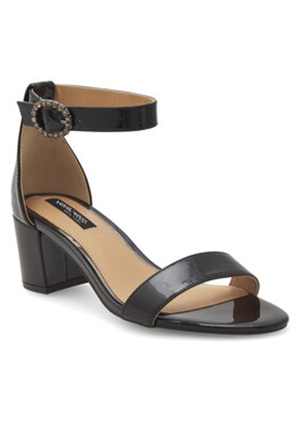 Nine West Sandały WFA2641-1 Czarny. Kolor: czarny. Materiał: syntetyk
