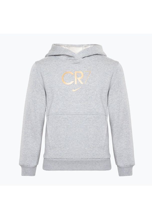 Bluza dziecięca Nike CR7 Club Fleece. Kolor: szary