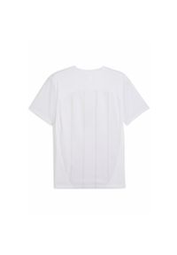 Puma - Męska koszulka przedmeczowa AC Milan PUMA White Putty Beige. Kolor: biały, wielokolorowy, beżowy